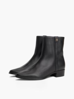 Leather Ankle Boot — Black 2