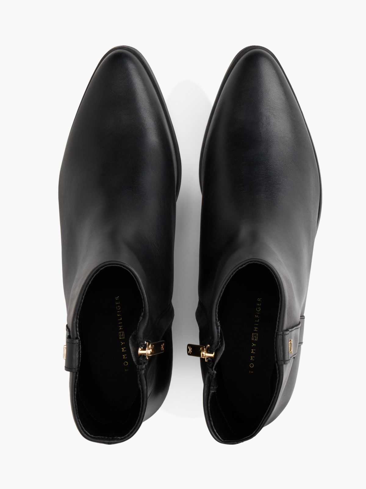 Leather Ankle Boot — Black