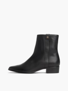 Leather Ankle Boot — Black 7