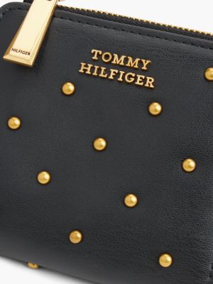 Женский кошелёк Tommy Hilfiger Studded Medium Slim, цвет: Чёрный — фото 2