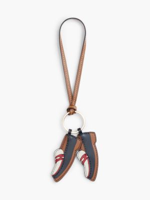 Mini Penny Loafer Bag Charm, Navy Multi
